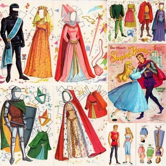 Recortables la Bella Durmiente | Manualidades Infantiles Recortables la Bella Durmiente | Manualidades Infantiles