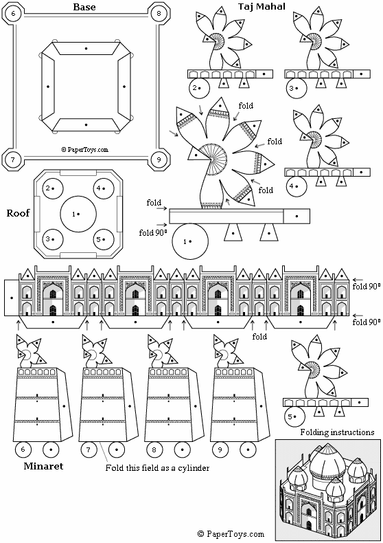 Recortables de casas y edificios | Dibujos para cortar y colorear Recortables de casas y edificios | Dibujos para cortar y colorear