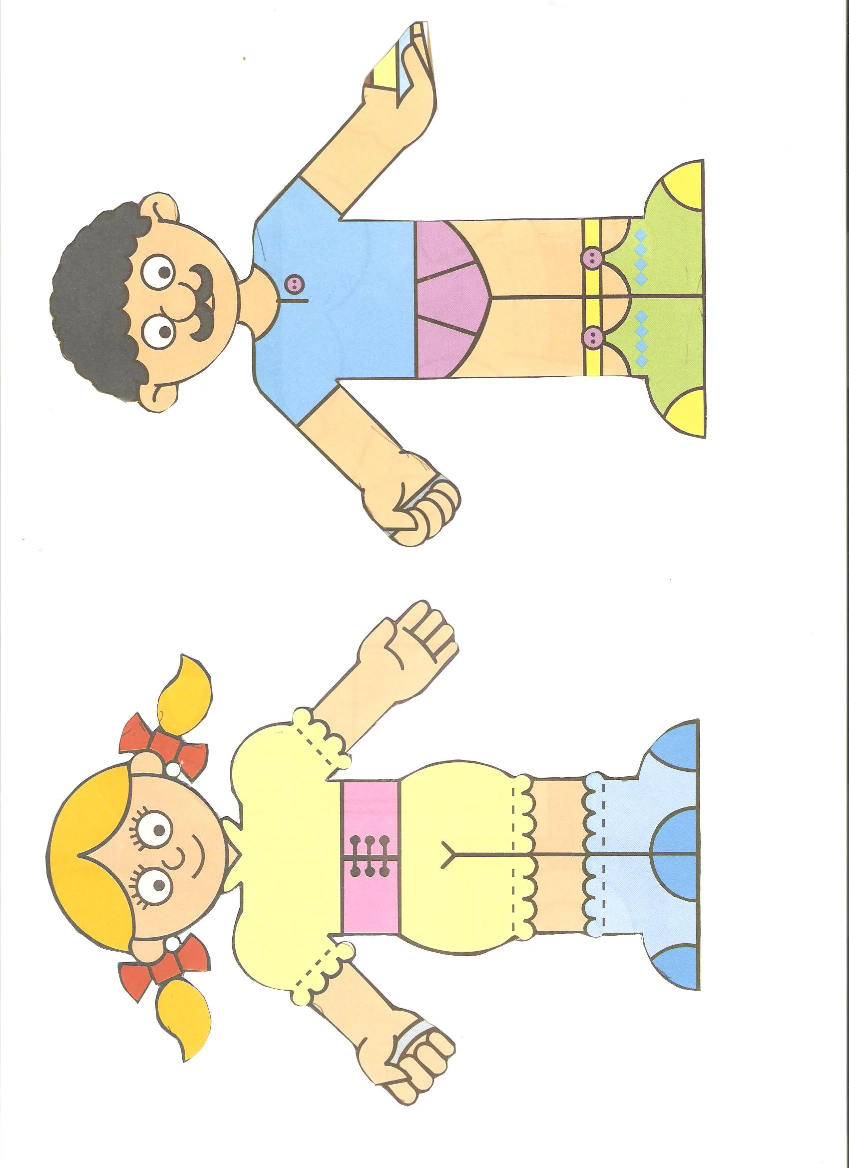 Recortables de muñecas y muñecos: Igualdad en el trabajo - Aula PT Recortables de muñecas y muñecos: Igualdad en el trabajo - Aula PT