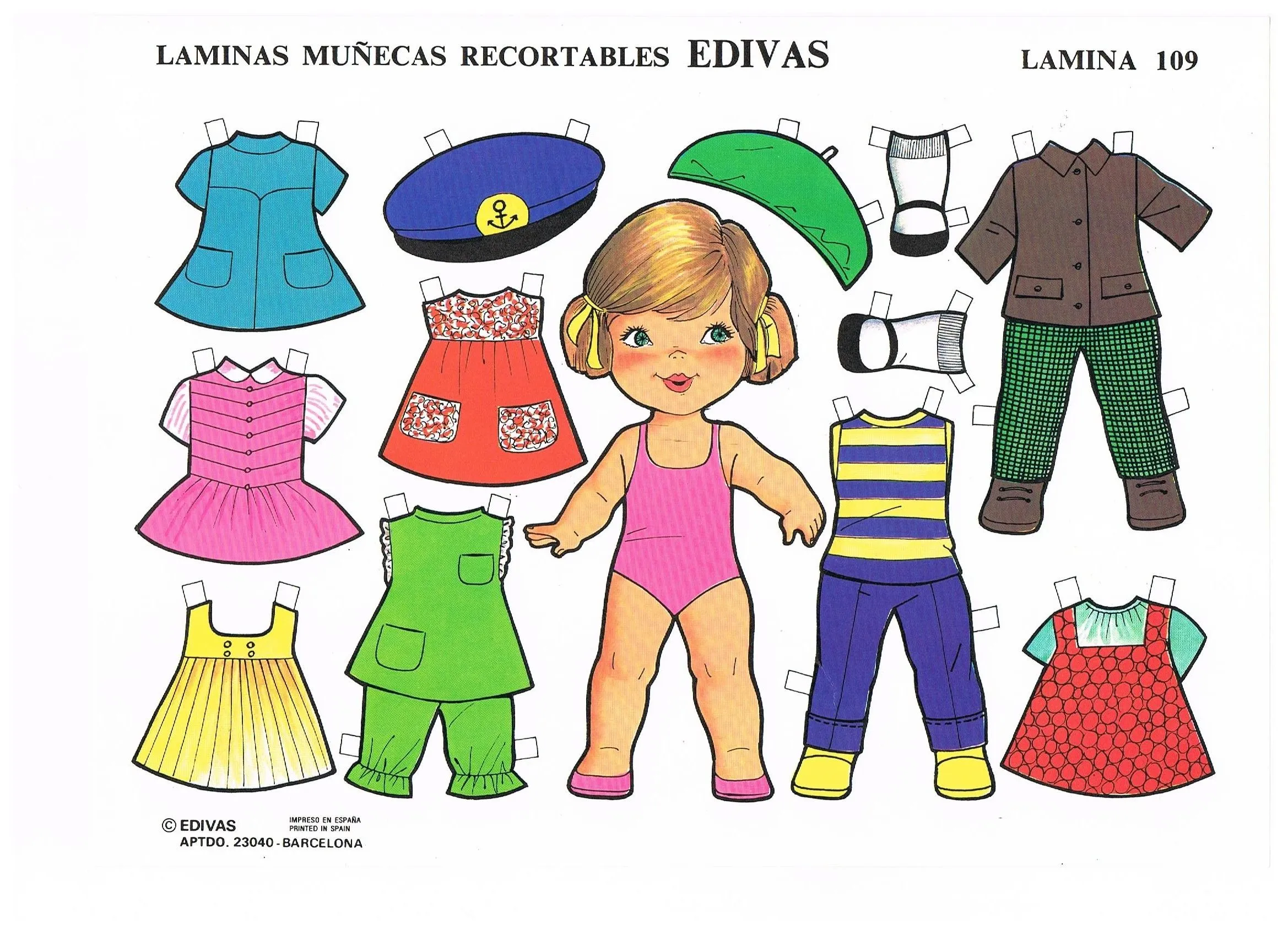 Recortables de muñecas / Paper dolls 8 - Manualidades a Raudales Recortables de muñecas / Paper dolls 8 - Manualidades a Raudales