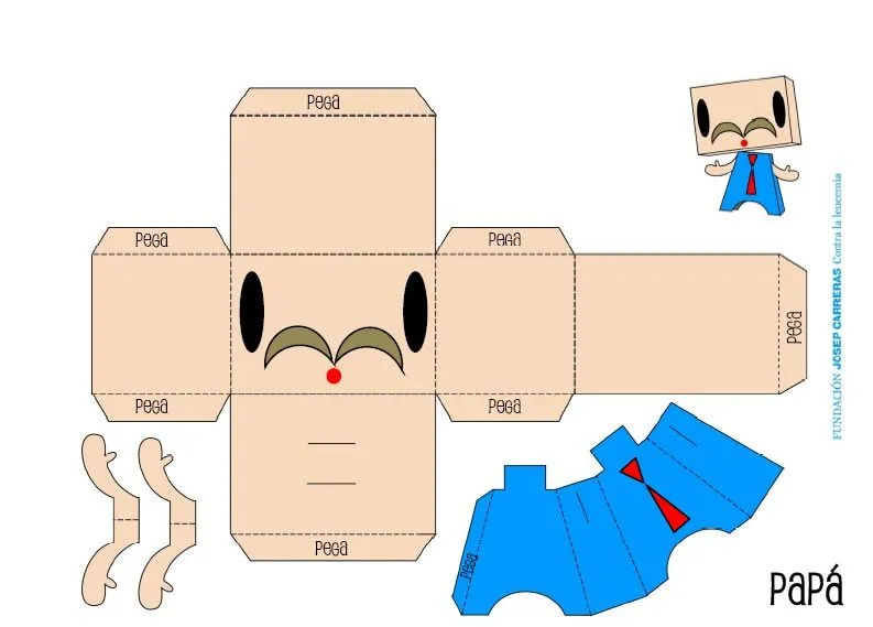 Recortables de papel contra la Leucemia | Hacer papel reciclado y ...