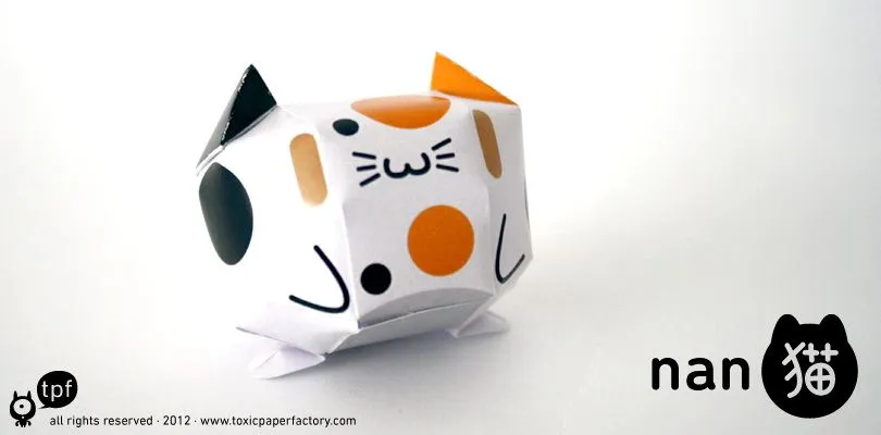 Recortables Papercraft | El Gatito Amarillo