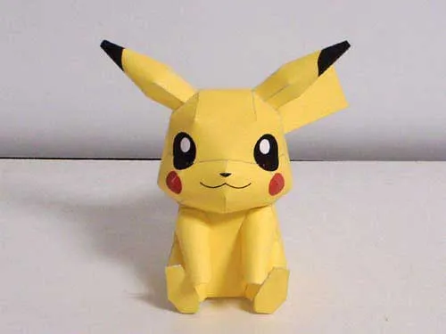Recortables de Pikachu cubeecraft | VLC peque Recortables de Pikachu cubeecraft | VLC peque