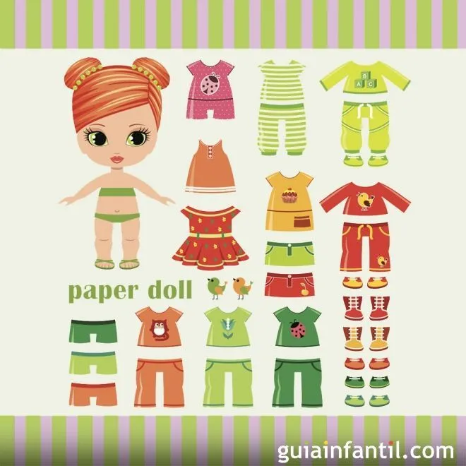 Recortables de vestidos de verano - Recortables para imprimir y ... Recortables de vestidos de verano - Recortables para imprimir y ...