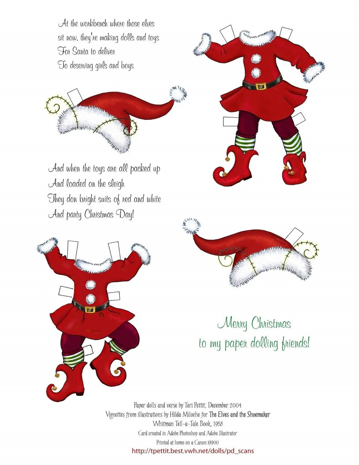 Las Recortables de Veva e Isabel: Los Duendes de Navidad... Las Recortables de Veva e Isabel: Los Duendes de Navidad...