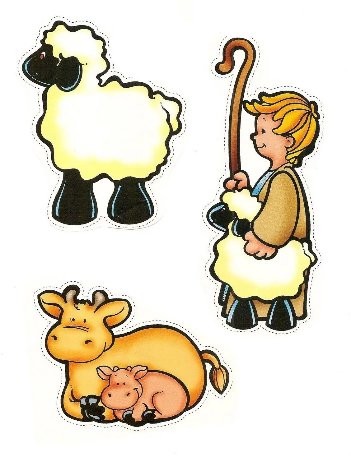 ... para recortar: Figuras de Belen para recortar - Pastor con ovejas y ... para recortar: Figuras de Belen para recortar - Pastor con ovejas y