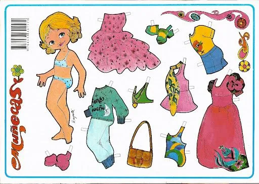 MUÑECAS RECORTABLES PARA IMPRIMIR