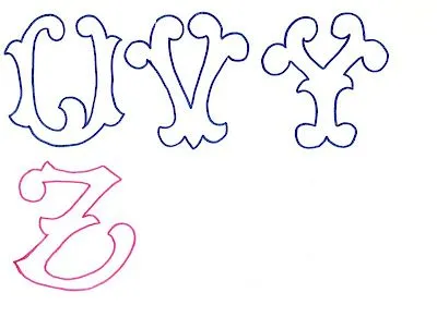 RECREAR - MANUALIDADES - ARTE: Molde de letras grandes y originales. RECREAR - MANUALIDADES - ARTE: Molde de letras grandes y originales.