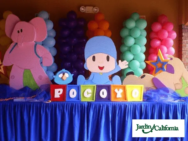Decoración fiestas infantiles con Pocoyo - Imagui Decoración fiestas infantiles con Pocoyo - Imagui
