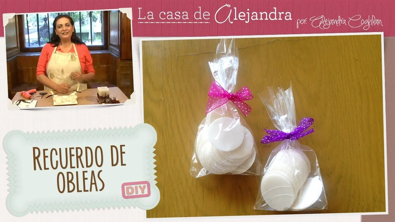 Como hacer un recuerdo con obleas para una Primera Comunión - YouTube