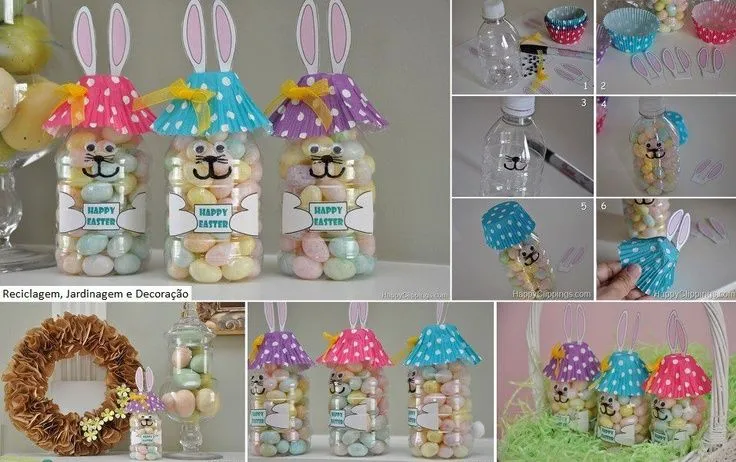 Recuerdo de Pascua, reutilizando las botellas plasticas | Holidays ...