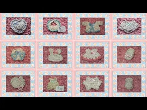 Recuerdos para Baby Shower o Bautizo elaborados a mano (crochet ... Recuerdos para Baby Shower o Bautizo elaborados a mano (crochet ...