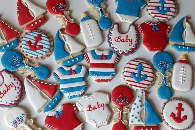 Recuerdos para baby shower estilo náutico
