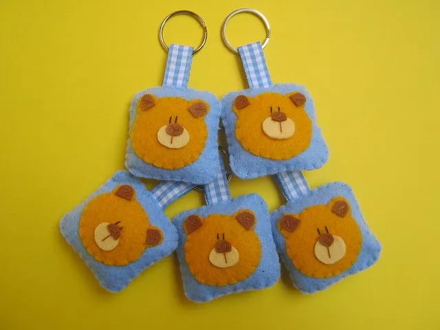 Llaveros de fieltro para baby shower - Imagui Llaveros de fieltro para baby shower - Imagui