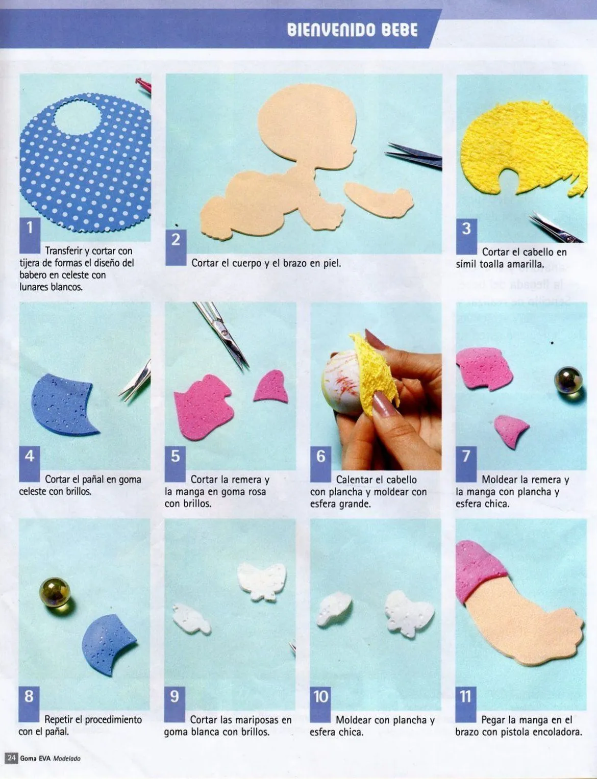 Recuerdos de baby shower para niño paso a paso - Imagui