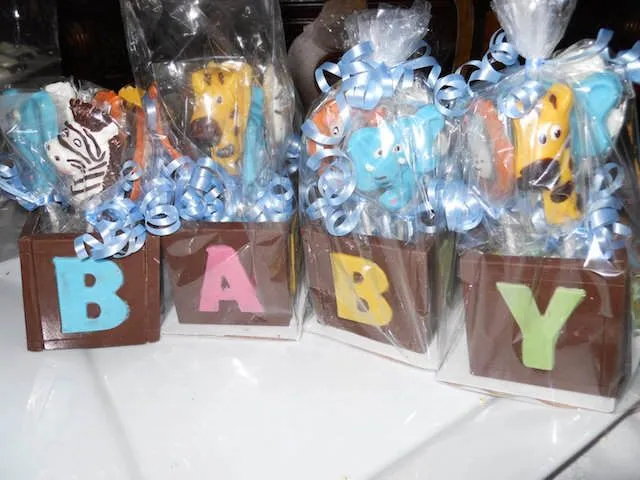 Recuerdos para baby shower de tema animales
