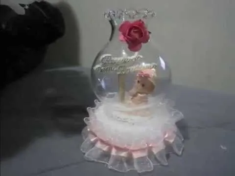 Recuerdos para bautizo, bodas, 15 anos y baby shower - YouTube