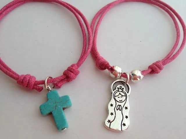 Recuerdos para Bautizo y Primera Comunion: Pulseras y collares de ... Recuerdos para Bautizo y Primera Comunion: Pulseras y collares de ...