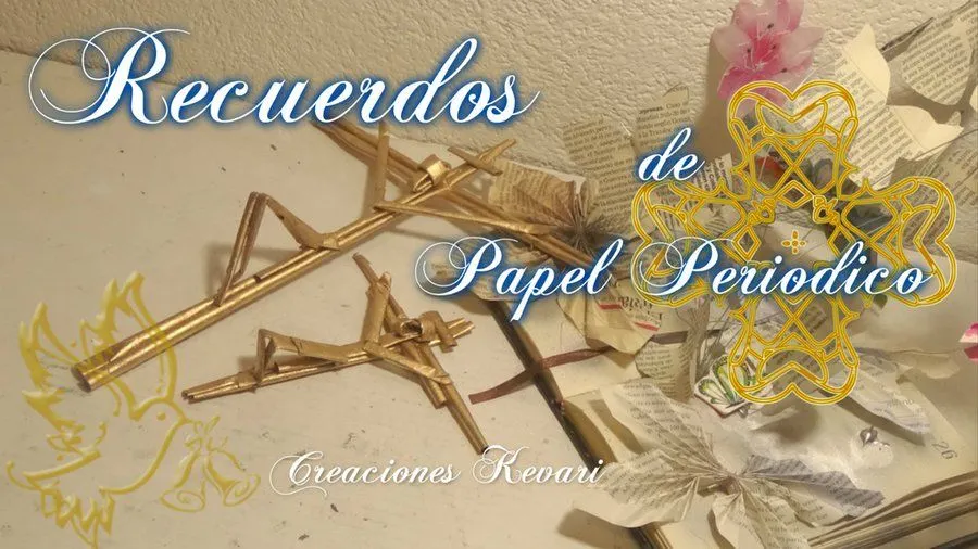 Recuerdos para Bautizo o Primera Comunión Reciclados (papel ...