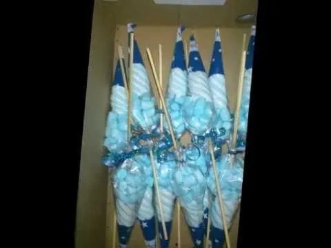 Recuerdos para bautizo. Paletas de bombon - YouTube