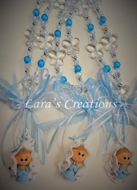 Recuerdos para Bautizo hecho en porcelana por LarasCreationsShop