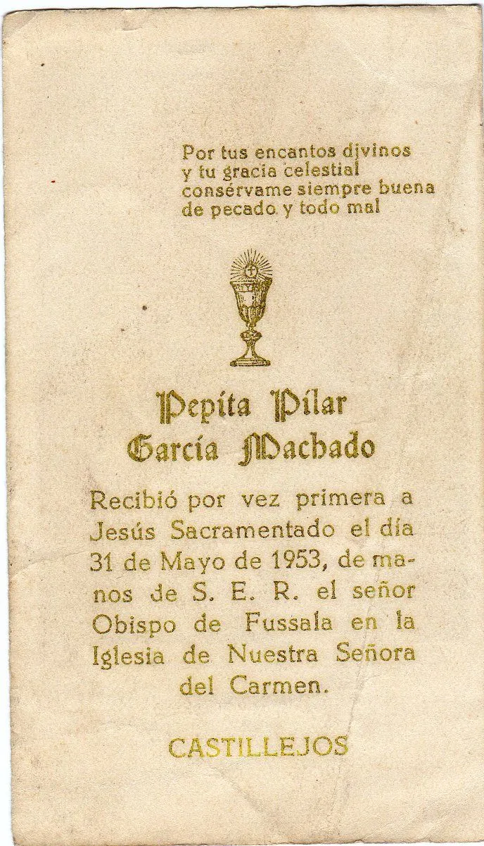Recuerdos de Primera Comunión | Jon Kepa