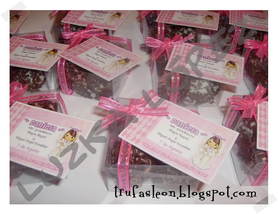 Trufas, un delicioso recuerdo!: Primera comunión NIÑA
