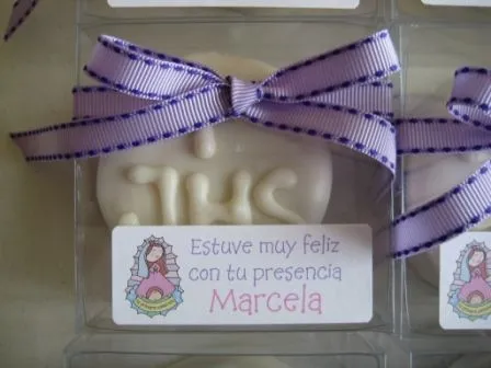 Alfajor para primera comunion con etiqueta – para niña | Tatakuá ...