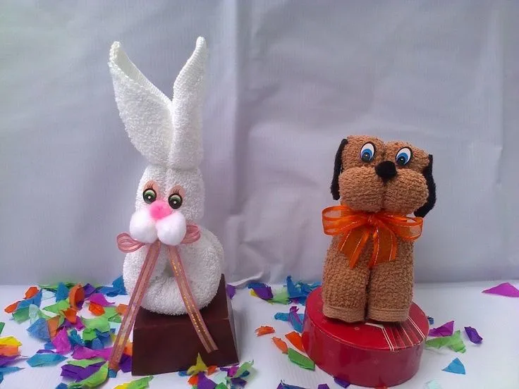 Recuerdos Figura De Toalla Perrito Conejito Rana Panque Dulc ... Recuerdos Figura De Toalla Perrito Conejito Rana Panque Dulc ...