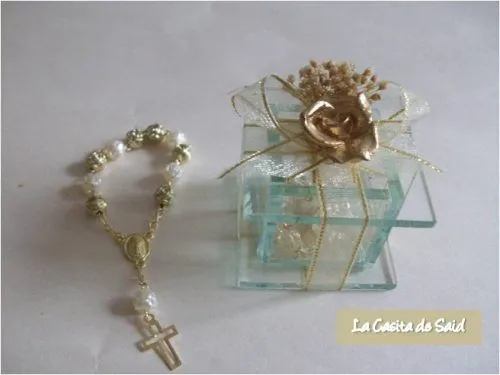 Recuerdos Preciosos Alhajeros De Vidrio Bautizo, Boda, Xv ...