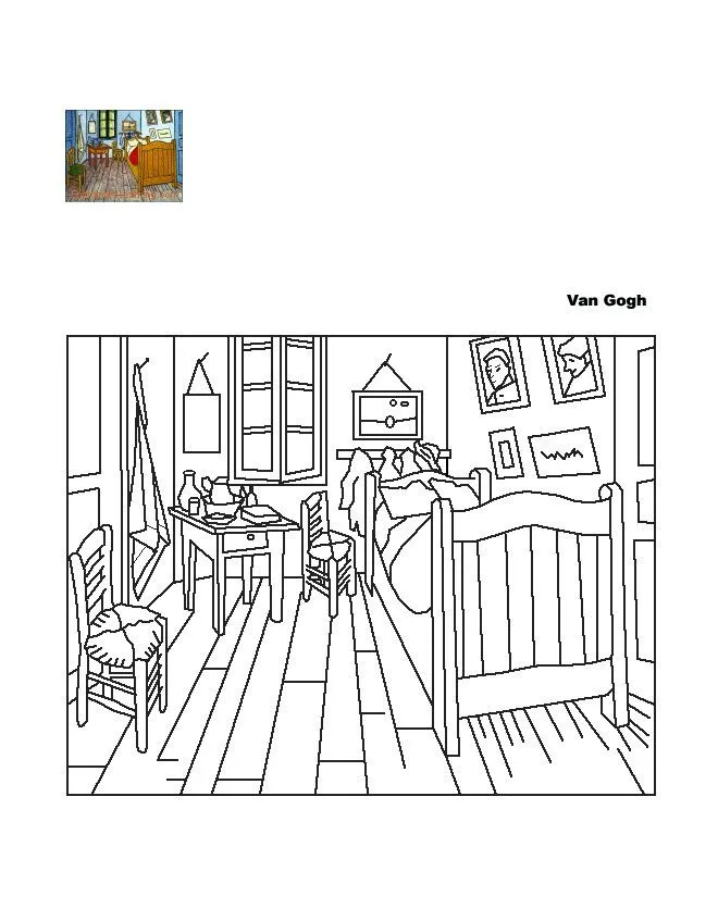 RECURSOS PARA EL AULA: CUADROS FAMOSOS PARA PINTAR RECURSOS PARA EL AULA: CUADROS FAMOSOS PARA PINTAR