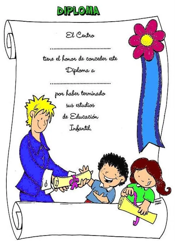 Recursos para el aula: Diplomas para premiar a los niños
