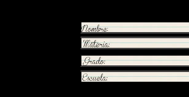 Recursos [B.D]: Etiquetas escolares :3