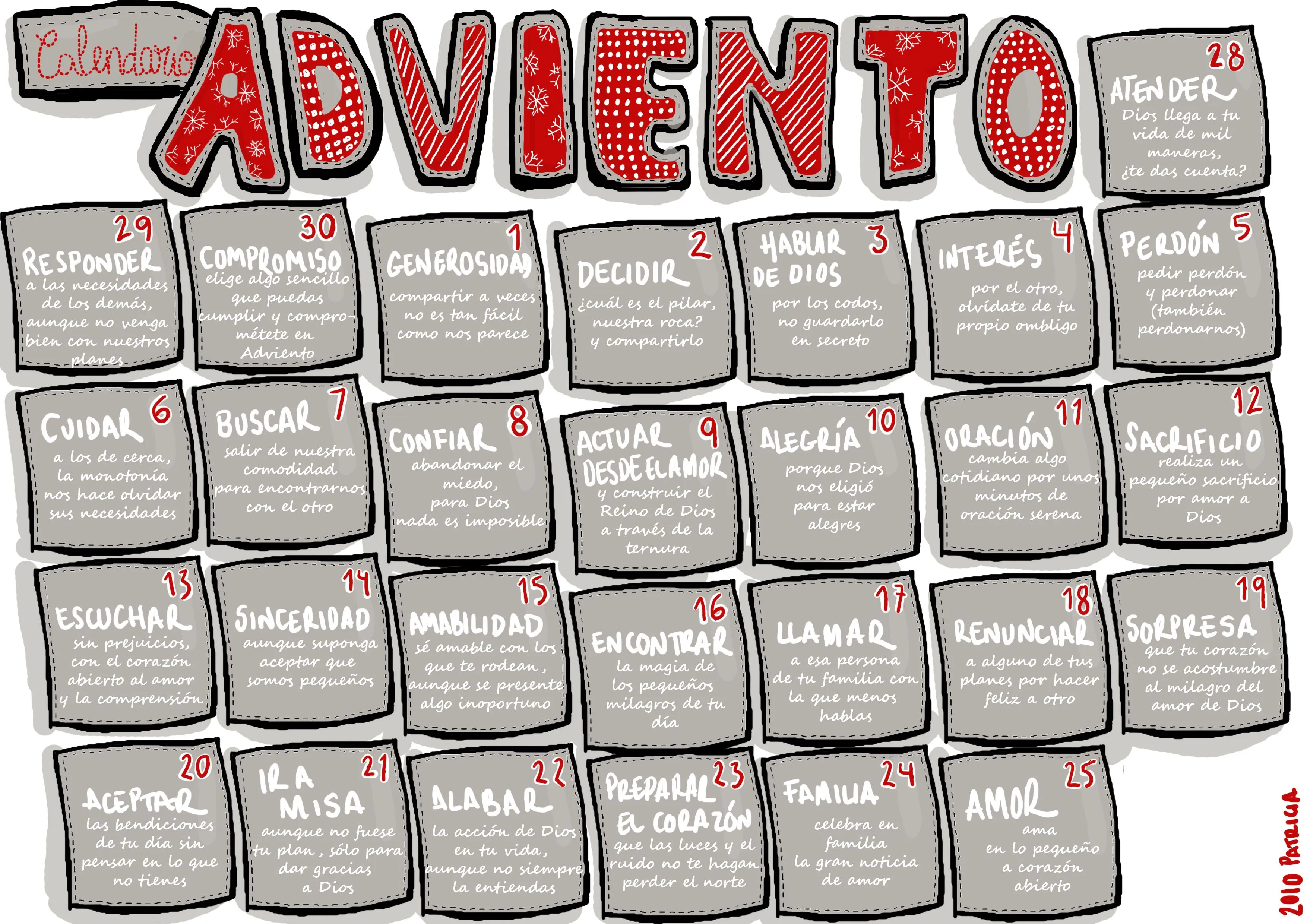 Recursos para mi clase: Calendario de Adviento