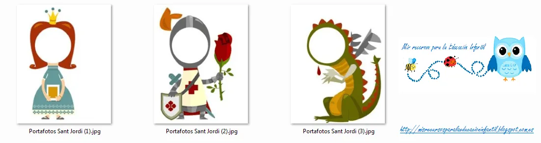 Recursos didácticos para la etapa de Educación Infantil: abril 2015