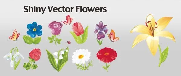 pack flores en vectores gratis - Diseño Gráfico | web pack flores en vectores gratis - Diseño Gráfico | web