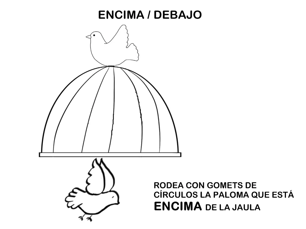 RECURSOS EDUCACIÓN INFANTIL: ENCIMA - DEBAJO RECURSOS EDUCACIÓN INFANTIL: ENCIMA - DEBAJO