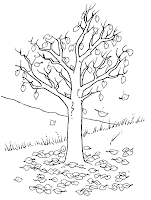 RECURSOS EDUCACION INFANTIL: Dibujos para colorear: ARBOLES DE OTOÑO RECURSOS EDUCACION INFANTIL: Dibujos para colorear: ARBOLES DE OTOÑO