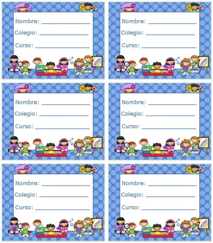 RECURSOS DE EDUCACION INFANTIL: MODELOS DE CARNÉ PARA EXCURSIONES