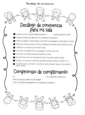 RECURSOS EDUCACION INFANTIL: NORMAS de convivencia para el aula RECURSOS EDUCACION INFANTIL: NORMAS de convivencia para el aula