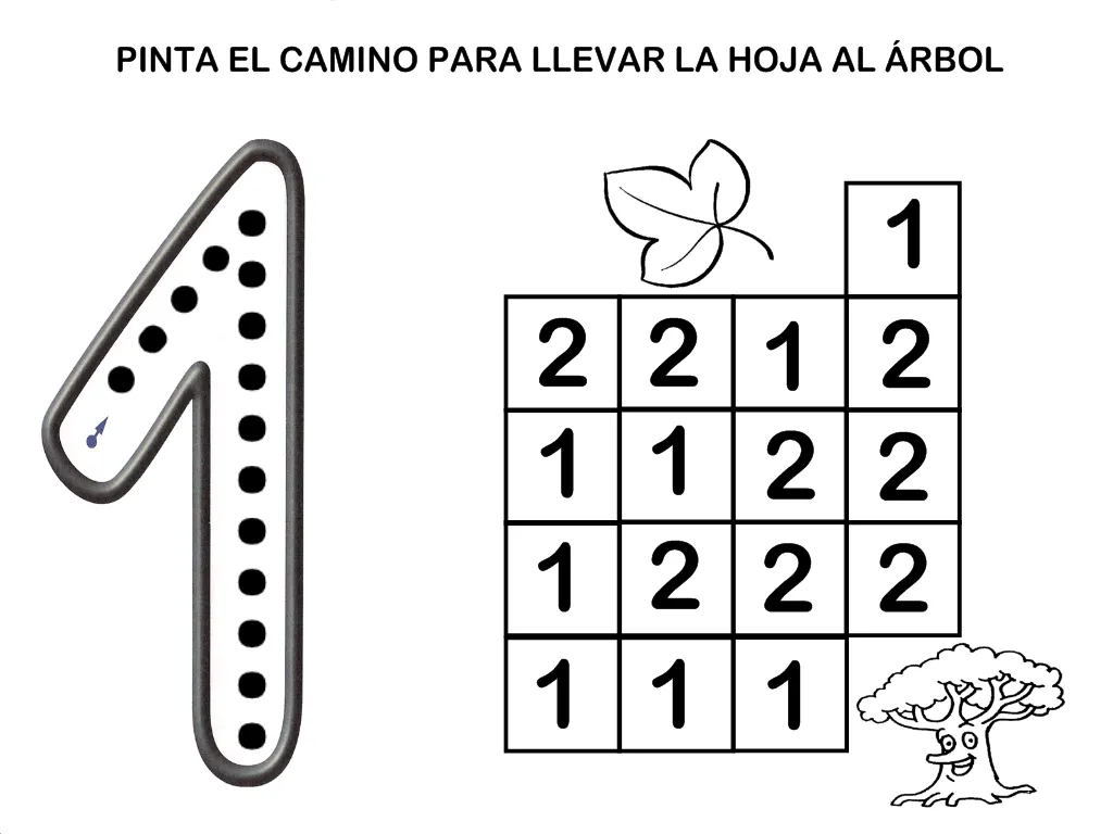 RECURSOS EDUCACIÓN INFANTIL: NÚMERO 1
