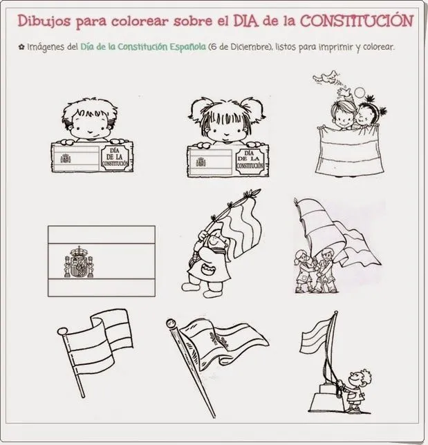 Recursos Educativos de Educación Infantil: Día de la Constitución ... Recursos Educativos de Educación Infantil: Día de la Constitución ...