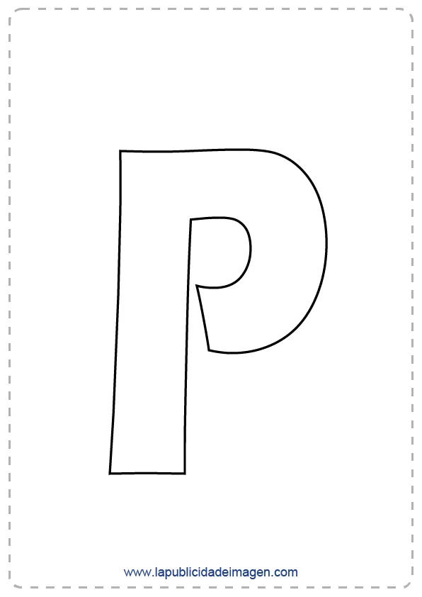 Recursos Educativos para Maestros: Letras p para imprimir Recursos Educativos para Maestros: Letras p para imprimir