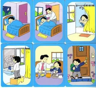 Recursos para la enseñanza: Ordena la secuencia; mañana,tarde y noche