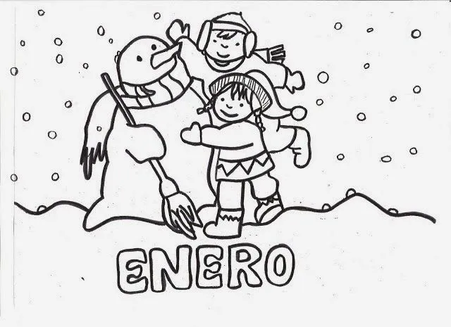 recursos para escuela infantil : DIBUJOS PARA COLOREAR DE ENERO Y ... recursos para escuela infantil : DIBUJOS PARA COLOREAR DE ENERO Y ...