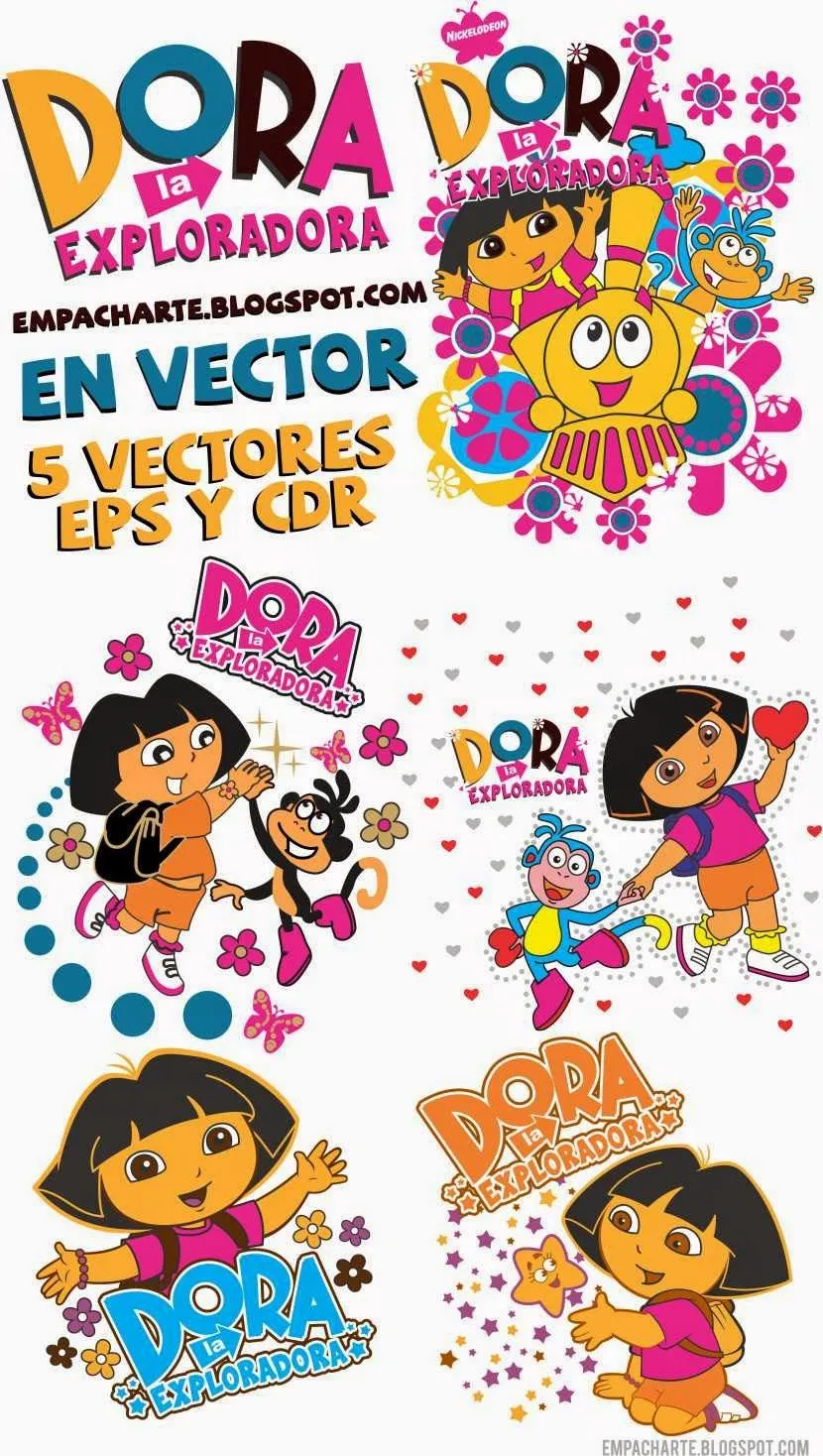 Recursos Graficos Muy Chapines |Design|: dora the explorer vector free Recursos Graficos Muy Chapines |Design|: dora the explorer vector free