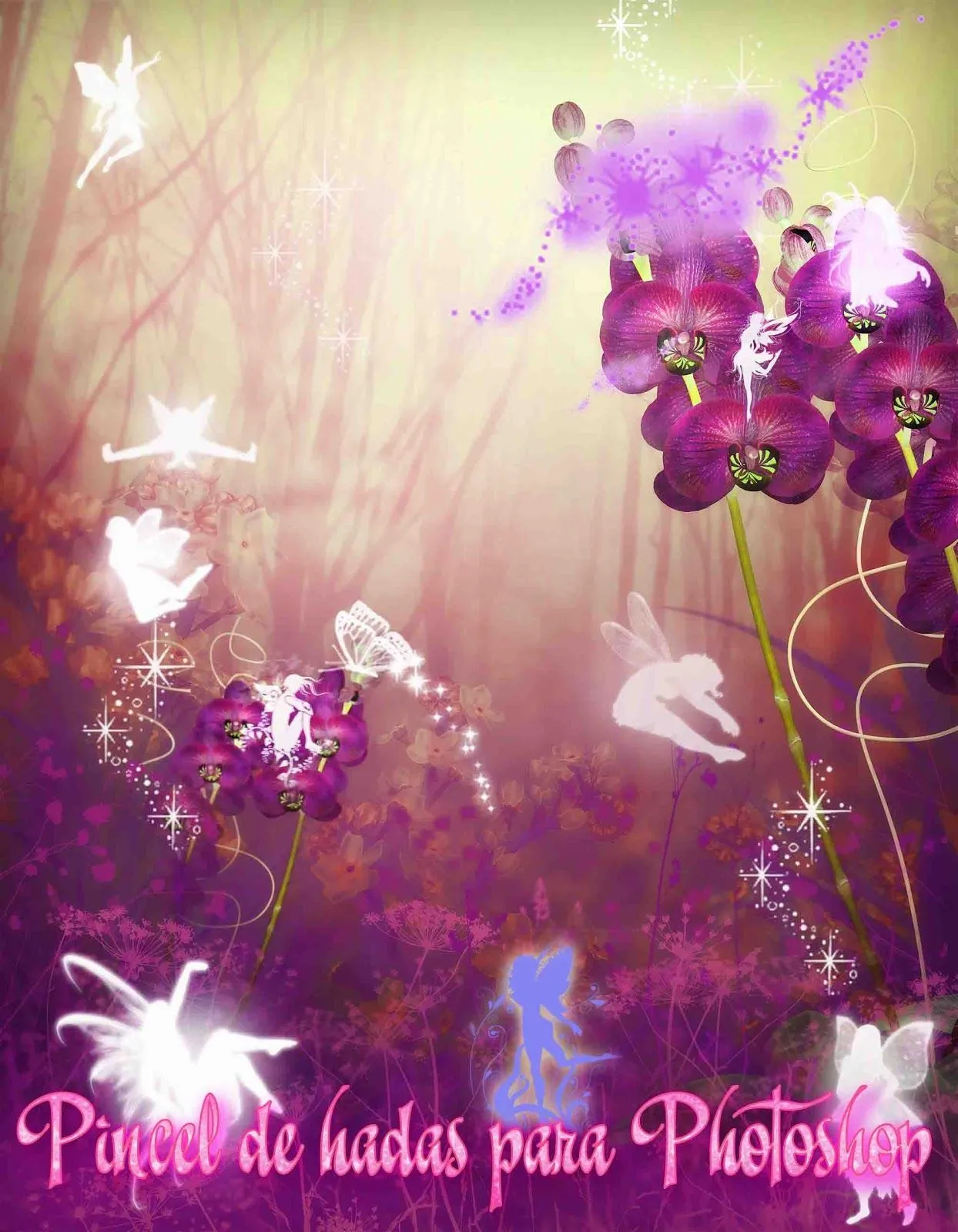 Recursos graficos para diseño.: Pincel de hadas para Photoshop Recursos graficos para diseño.: Pincel de hadas para Photoshop