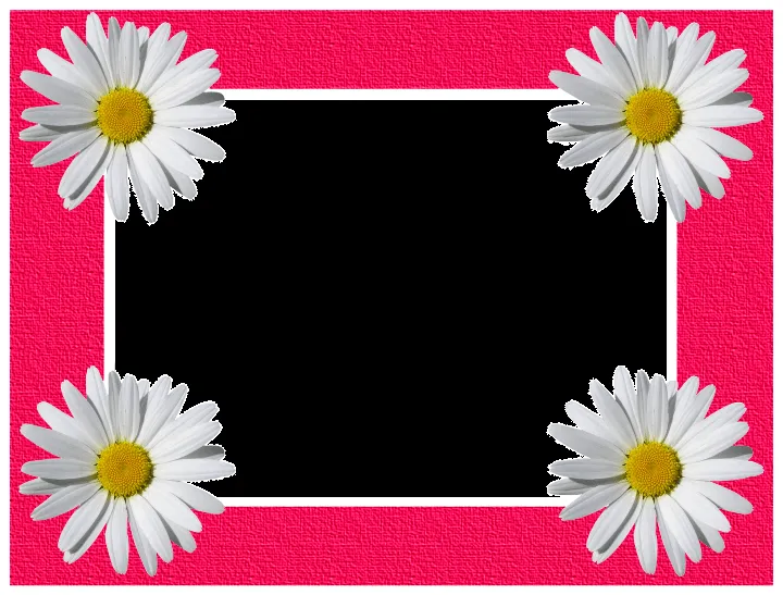 Recursos infantiles: Marcos para fotos con flores Recursos infantiles: Marcos para fotos con flores