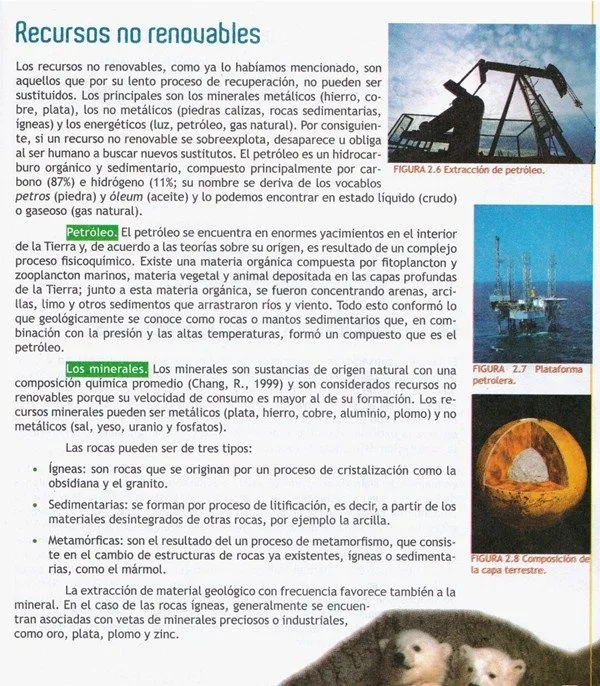 RECURSOS NATURALES | Curso: ECOLOGÍA