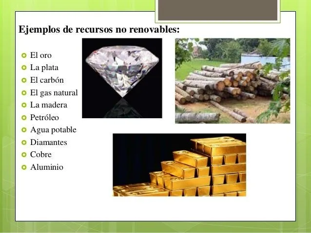 Recursos naturales: renovables y no renovables Recursos naturales: renovables y no renovables